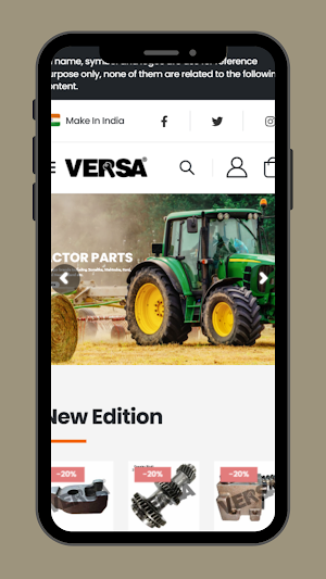 Versa Tractor Parts Screenshot 0