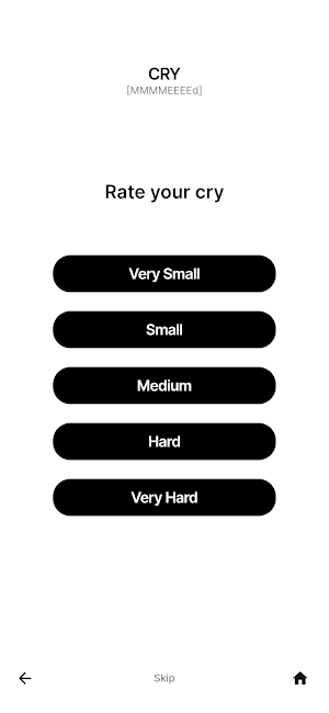 The Cry App Screenshot 1