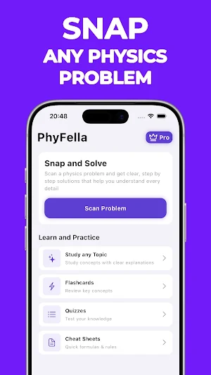 Physics Solver: PhyFella Screenshot 0