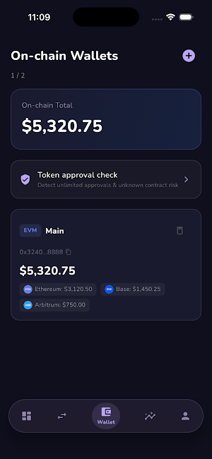ExAgg: Crypto Portfolio Screenshot 3