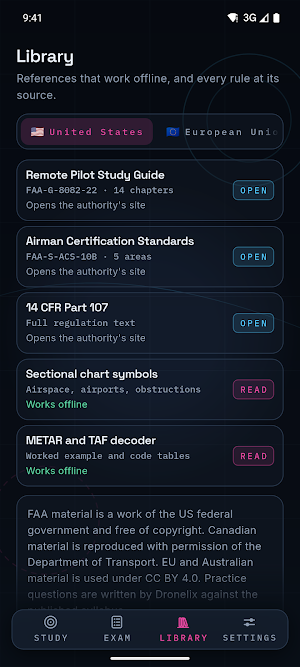 Dronelix: Drone Exam Prep Screenshot 2