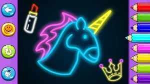 Glow Pen - Drawing game Screenshot 3
