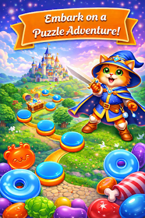Purfect Match: Cat Puzzle Game Screenshot 0