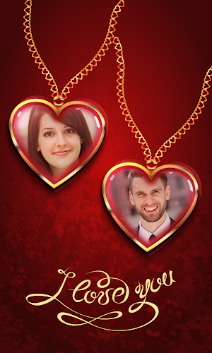Couple Locket Photo Frames Screenshot 1