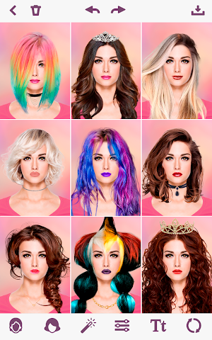 Hairstyles Photo Editor Screenshot 1