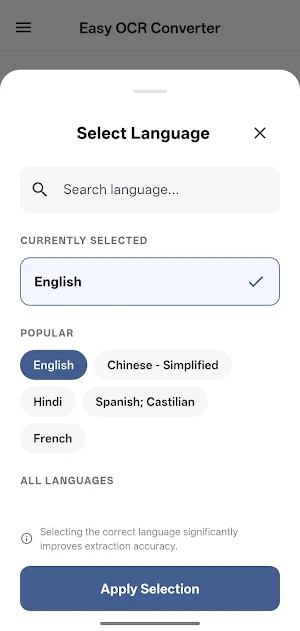 Easy OCR Converter Screenshot 1
