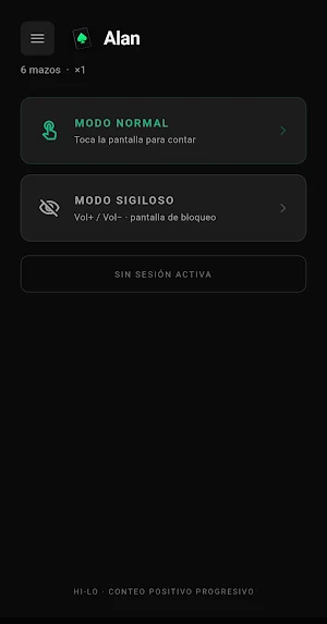 Alan - Hi-Lo Card Tracker Screenshot 0