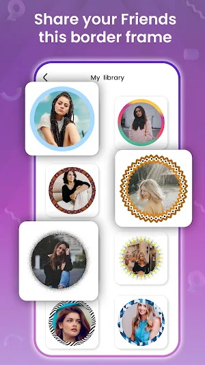 Profile Picture Border Frame Screenshot 2