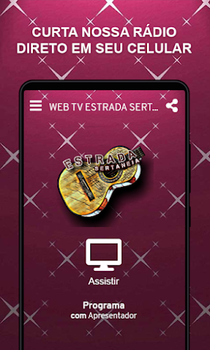 Web TV Estrada Sertaneja Screenshot 2