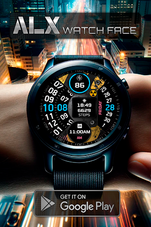 ALX07 Disk Sports Watch Face Screenshot 3