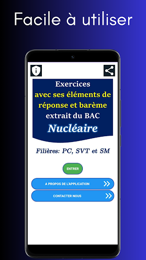 Physique 2BAC Nucléaire Screenshot 0
