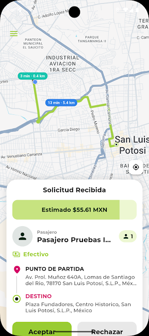 Mi Taxi Conductor Screenshot 2