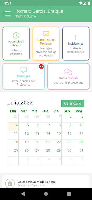 Agenda Escolar 360 Familia Screenshot 1