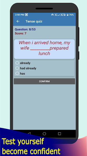 English Grammar - Learn to speak English language Screenshot 0