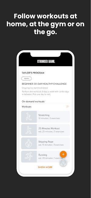 STRONGERWITHBAMN Screenshot 1