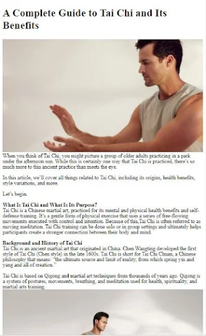 How to Do Tai Chi Training Screenshot 1