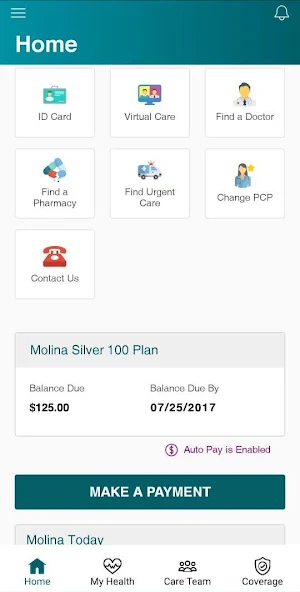 Molina Mobile Screenshot 1