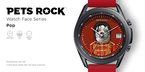 Pop | Pets Rock watch face Screenshot 0