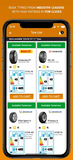Adams Tyre Specialists Screenshot 2