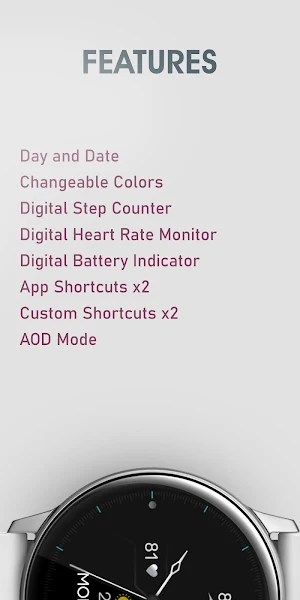 Elegant Analog Watch Face Screenshot 2