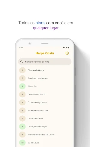 Harpa Cristã -  Letra e Áudio Screenshot 0