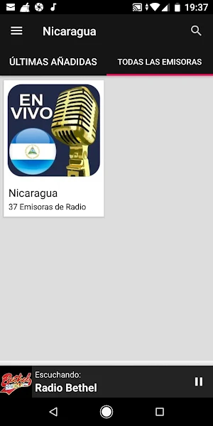 Nicaragua Radio Stations Screenshot 3
