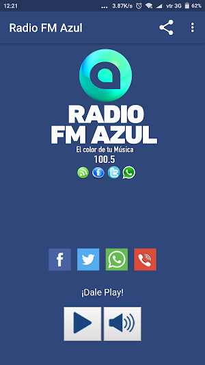 Radio FM Azul 100.5 Screenshot 0