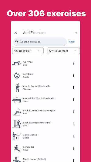 FitFit - Workout Tracker Screenshot 2