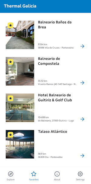 Galicia termal Screenshot 2