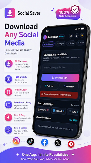 Social Saver: Video Downloader Screenshot 2