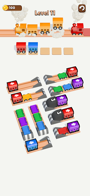 Match Trains: Triple Tiles Zen Screenshot 2