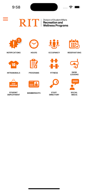 RIT RecWell Screenshot 0