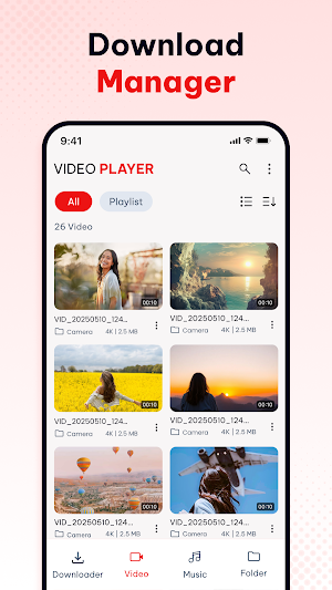 Video Downloader & HD Player Screenshot 3