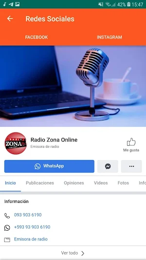 Radio Zona Online Screenshot 1