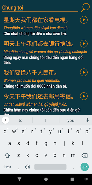 3000 câu hội thoại tiếng Trung Screenshot 2