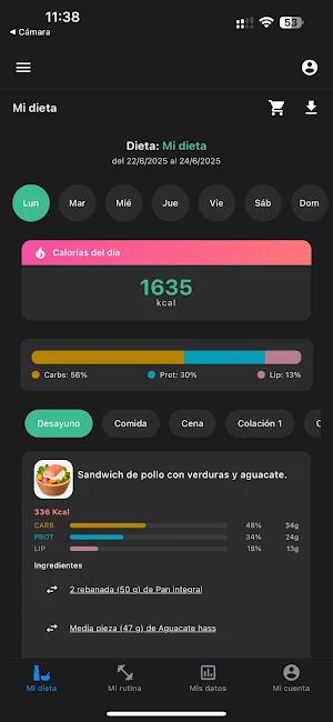 Nutrilander Paciente Screenshot 0