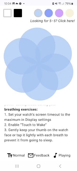 4-7-8 Breath Watch Face Screenshot 1