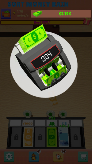 Sort Money Rain Screenshot 1