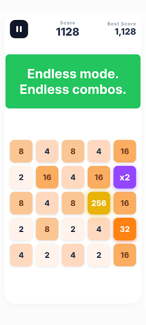 Pair Fall: Number Merge Screenshot 2