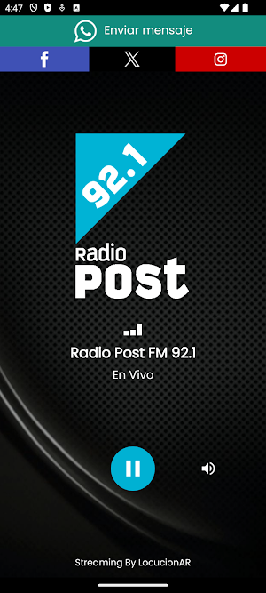 Radio Post FM 92.1 Screenshot 0