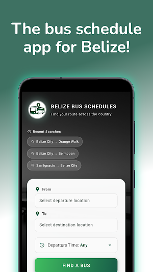 Belize Bus Schedules Screenshot 0