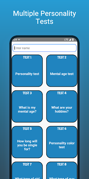 Personality Test Screenshot 2