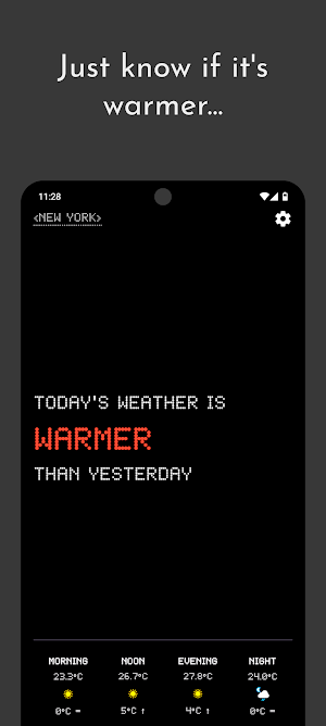 Nothing Weather: Cold or Warm Screenshot 1