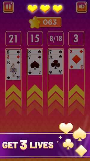 Cards 21 - Puzzle Card Game Screenshot 3