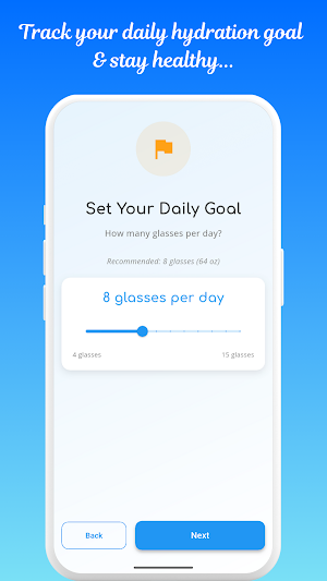 Drinkly: Daily Water Reminder Screenshot 1