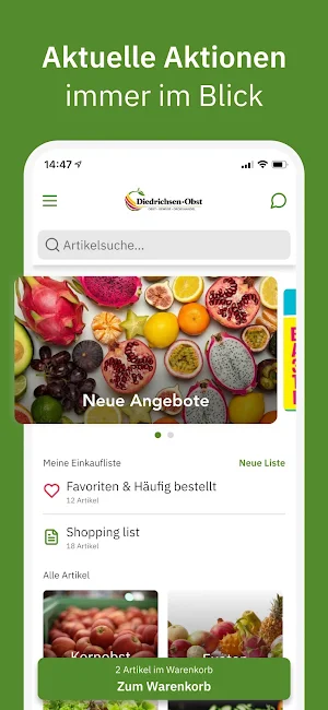Diedrichsen Obst Screenshot 1