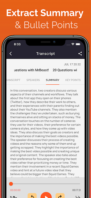 Transcribe Speech to Text Screenshot 2