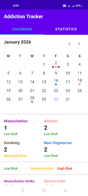 Addiction Tracker: Habit Log Screenshot 0