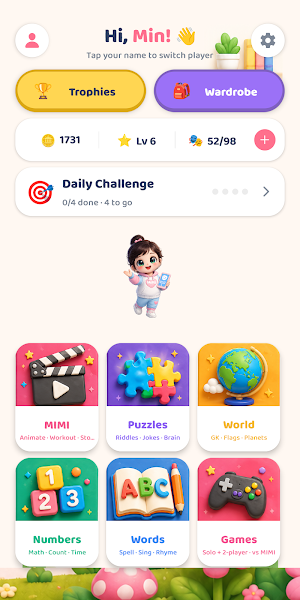 MIMI Smart Kids: Learning App Screenshot 1