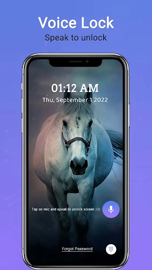 Voice Lock Screen - PIN Lock Screenshot 3